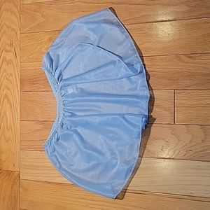 Girls' Danskin Active Wear Dance Ballet Skirt-Cover Up light blue shimme…